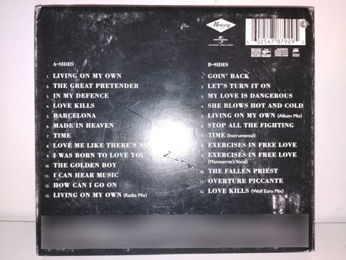 Freddie Mercury Cd Doble Singles Messenger Of The Gods Queen (Usado)