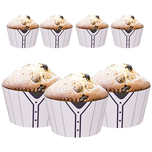 Envoltorios Para Cupcakes De Béisbol (doble Cara), Premio Al