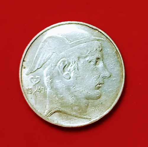 Moneda De Belgica 20 Francos Plata 1949 Vf