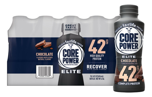 Fairlife Core Power Elite Batido Proteína. Chocolate 10pack