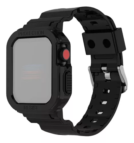 Pulseira Capa Armadura TPU para Apple Watch 45mm Series 7 e 8