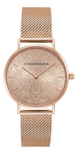 Reloj Mujer Bcbgmaxazria Bg50696004 Opportunity Correa Dorado Bisel Dorado Fondo Dorado