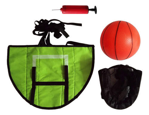 Mini Aro De Baloncesto Para Trampolín, Con 1 Uds Bolas