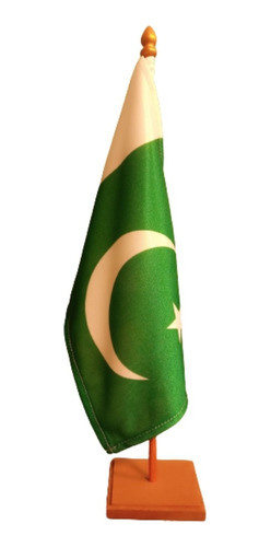 Bandera Paquistan Mastil Escritorio Despachos Oficinas