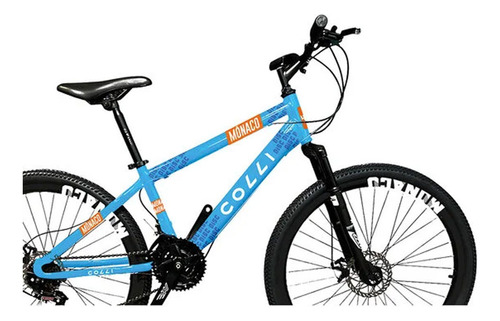 Bicicleta Colli Mônaco Q18 Aro 26 Azul Champanhe