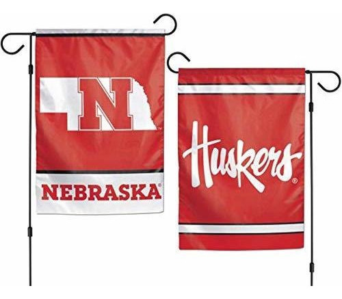 Wincraft Nebraska Cornhuskers 12x18 Bandera Del Jardin