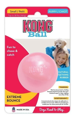 Kong Puppy Ball Small Juguete Perros Cachorros Pelota