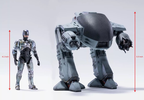 Robocop Vs. Ed-209 (battle Damaged) Hiya Toys Doestoys