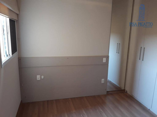 Apartamento Com 3 Dormitórios À Venda, 77 M² Por R$ 450.000,00 - Jardim Europa - Paulínia/sp - Ap0921