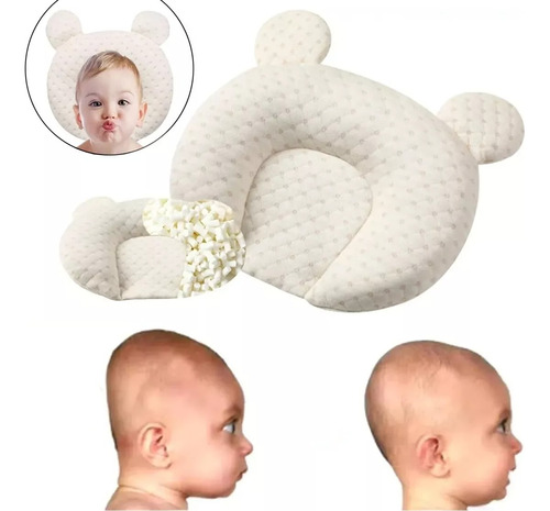 Almohada Para Bebé Recién Nacido Prevenir Cabeza Plana