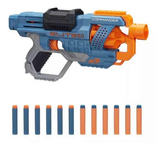 Pistola de juguete con Jump Mag, balas suaves, bláster de espuma con 40  dardos EVA, juegos de disparos, juguete educativo para 6, 7, 8, 9, 14 o más