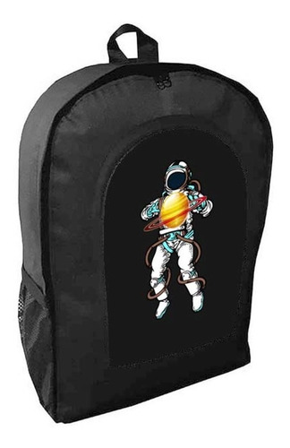 Mochila Astronauta Espacio Adultos Escolares Bichos F4