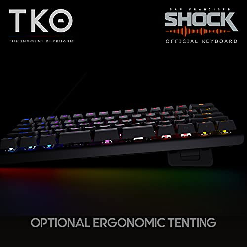 Teclado Mecánico Kinesis Gaming Tko | Interruptor Táctil Mar