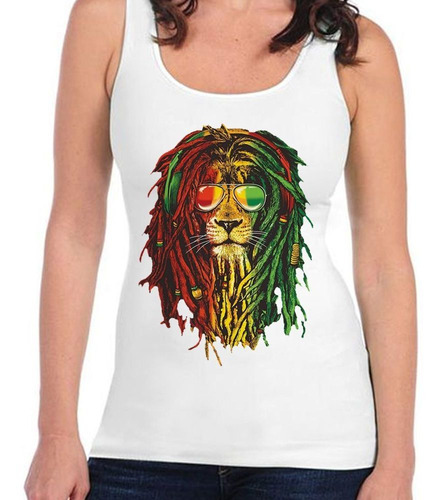 Musculosa Leon Reggae Lentes Musica