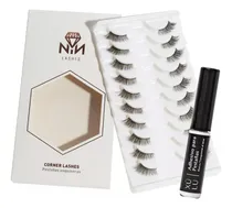 Comprar Pestañas 3d Postizas Esquineras Con Pegamento Nathacha Nina
