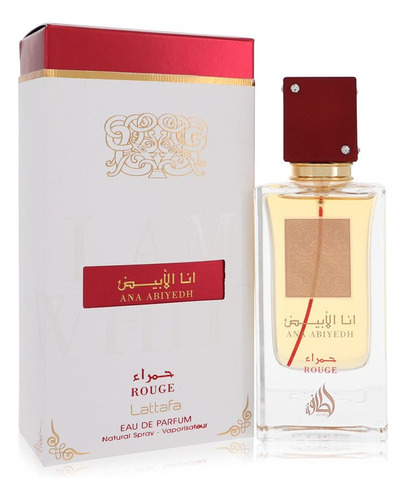 Eau De Parfum 6 Perfumes Lattafa Ana Abiyedh I Am White Roug