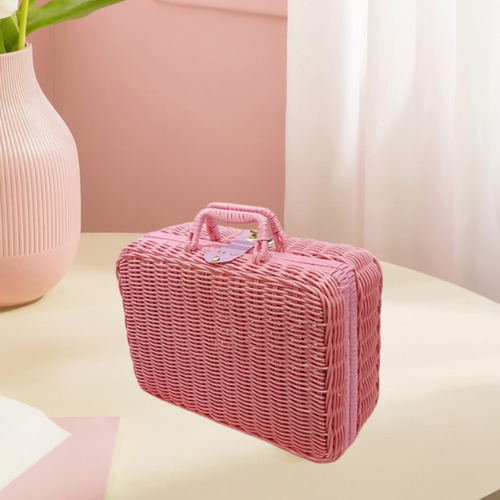 Maleta Tejida, Maleta De Picnic, Contenedor De Artículos