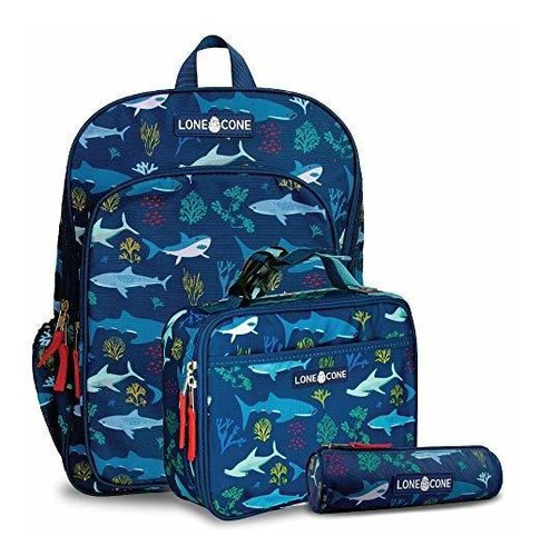 Lonecone Kids' 3-piece Back To School Kit - Backpack, Lunchb