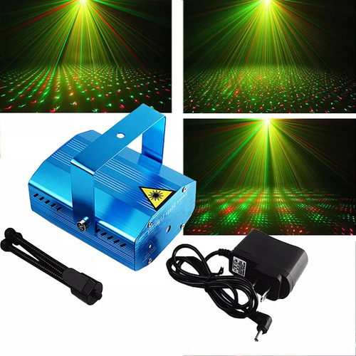 Láser Luz De Dj Proyector Fiesta Movimiento Figuras Navideño