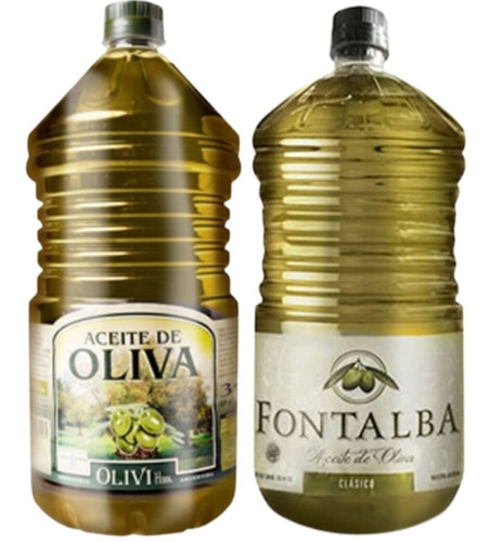 Combo Aceites De Oliva Virgen Intenso Olivi + Fontalba 3lt