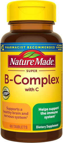 Super Complejo B Sistema Inmune 60 Tab  Nature Made Eeuu