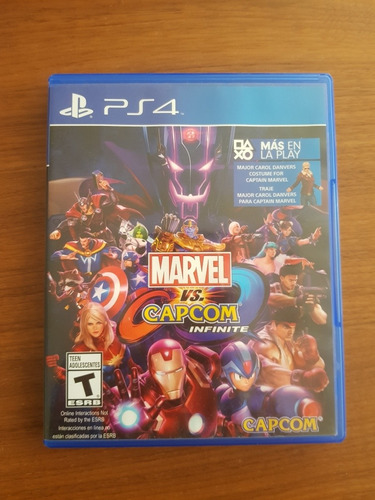 Juego Playstation 4 Marvel Vs. Capcom Infinite