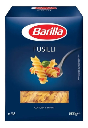 Fideos Barilla Fusilli Nº 98 500 Gr. 