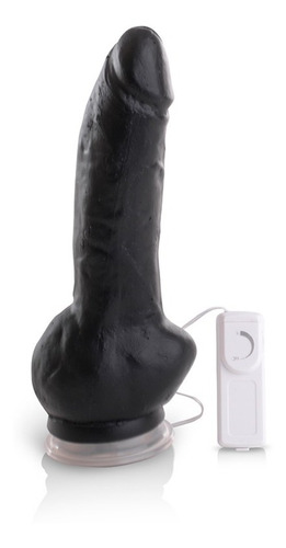 Vibrador Consolador Black Ventosa Hombre Mujer Sexshops