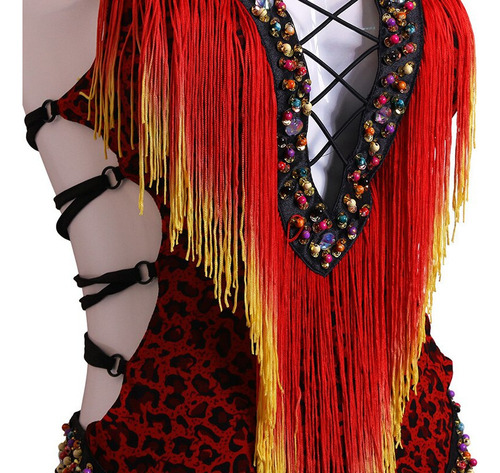 Vestido De Baile De Samba For Mujer, Vestido De Salsa De Le