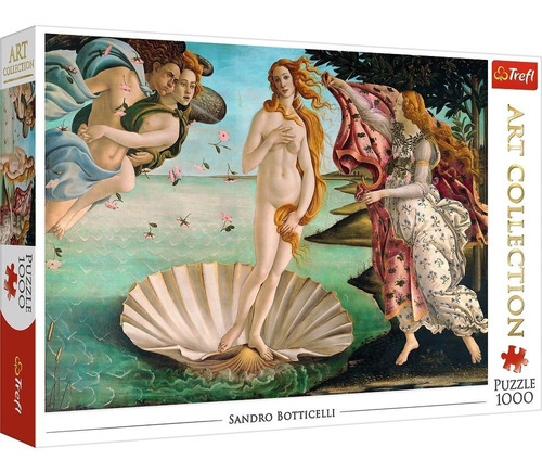 Imagen 1 de 4 de Rompecabezas Puzzle 1000 Piezas Trefl Arte Botticelli 10589