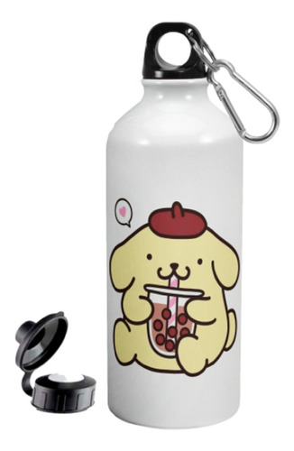 Botella Deportiva Pompurin Doble Tapa Hoppy Modelos