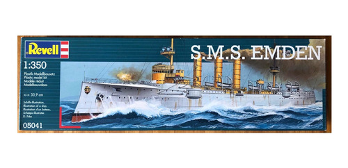 Kit Sms Emden Revell Cruzador Kit Navio # Bismarck