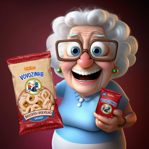 Pack 10 Biscoitos Polvilho Infantil Lanchinhos P/ Crianças