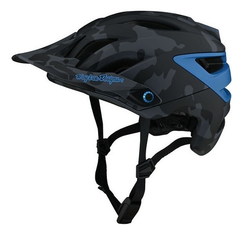 Casco De Ciclismo Troy Lee Designs A3 Helmet A3 Mips Helmet Uno Camo Blue No Aplica Camo Azul Md/LG