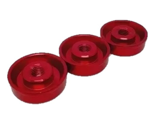 Selo D'água Bloco Motor Ap Alumínio Vermelho- Kit Com 3pçs