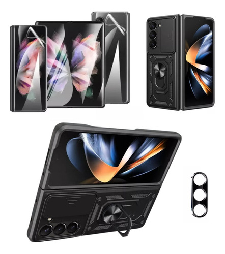 Funda Case Para Samsung Galaxy Z Fold 5 Protector + Micas