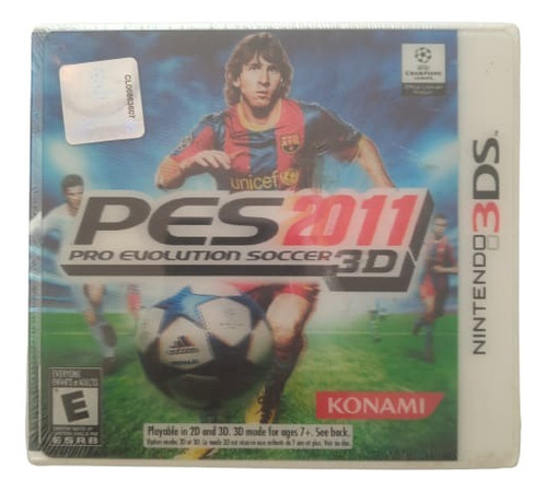 Pes Pro Evolution Soccer 2011 3d 100% Nuevo Original Sellado