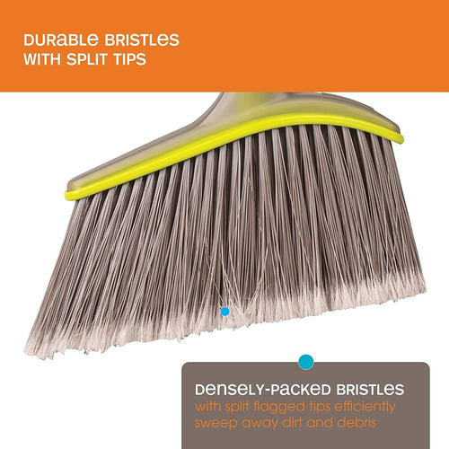 Casabella Wayclean, Escoba Angular Gris/verde, 11,5 X 48