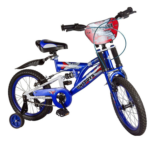 Bicicleta Infantil Montana Aro 16 Masculina Azul - Unitoys
