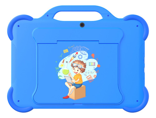 Tablet Niños Android Antigolpes Control Parental Edna Kids+ Azul