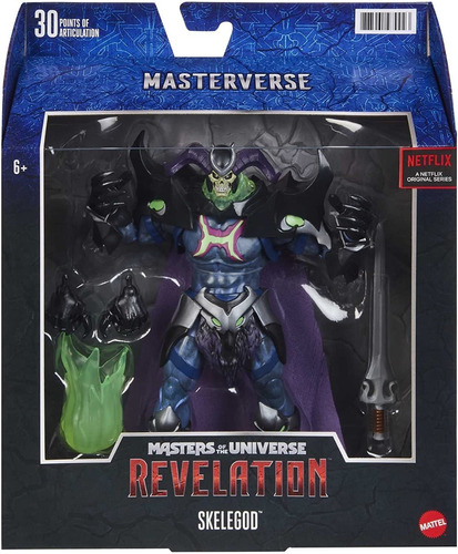 Masters Of The Universe Revelation Skelegod Figura De Acción