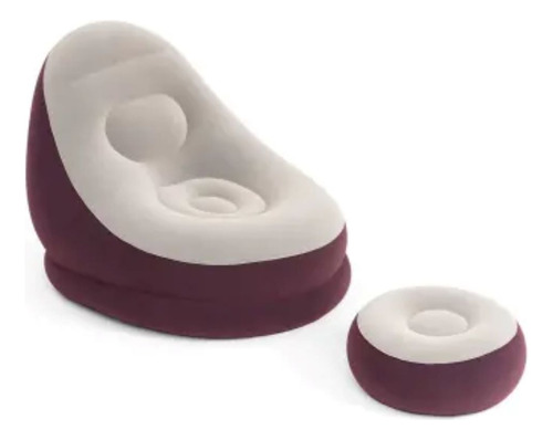 Sillón Inflable Premium Con Reposapiés Cómodo 1.2 M Bestway