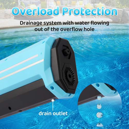 Pistola De Agua Eléctrica Con Succión Automática, Spray De