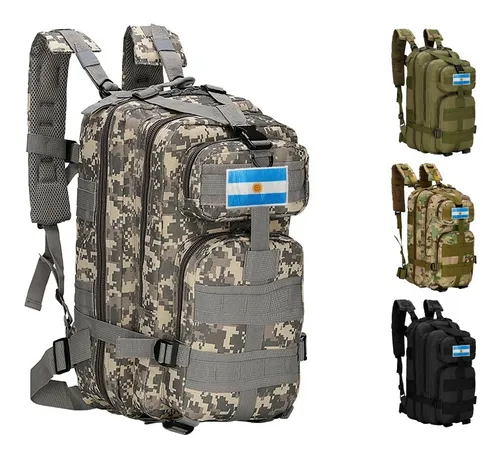 Mochila Tactica 45 Litros Camping Viaje Mujer Hombre Femmto - $ 49.999