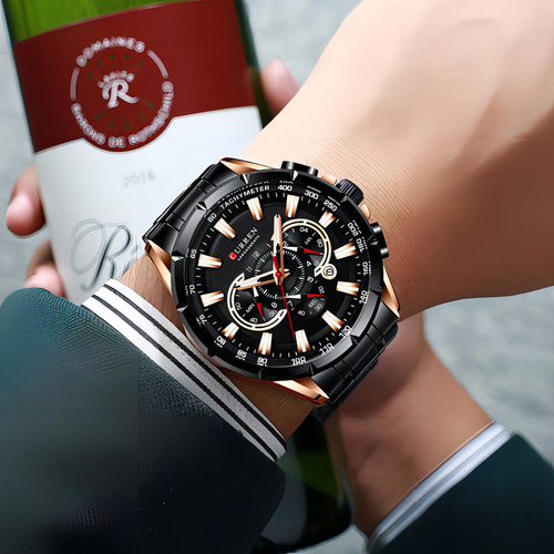Reloj de acero inoxidable Curren 8363 para hombre