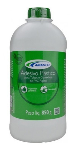 Adesivocola Plástico Tubo Pvc Amanco 850g