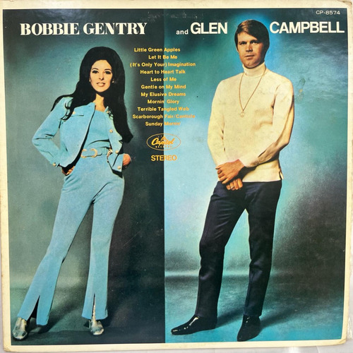 Bobbie Gentry And Glen Campbell Homonimo Vinilo Jap.usado