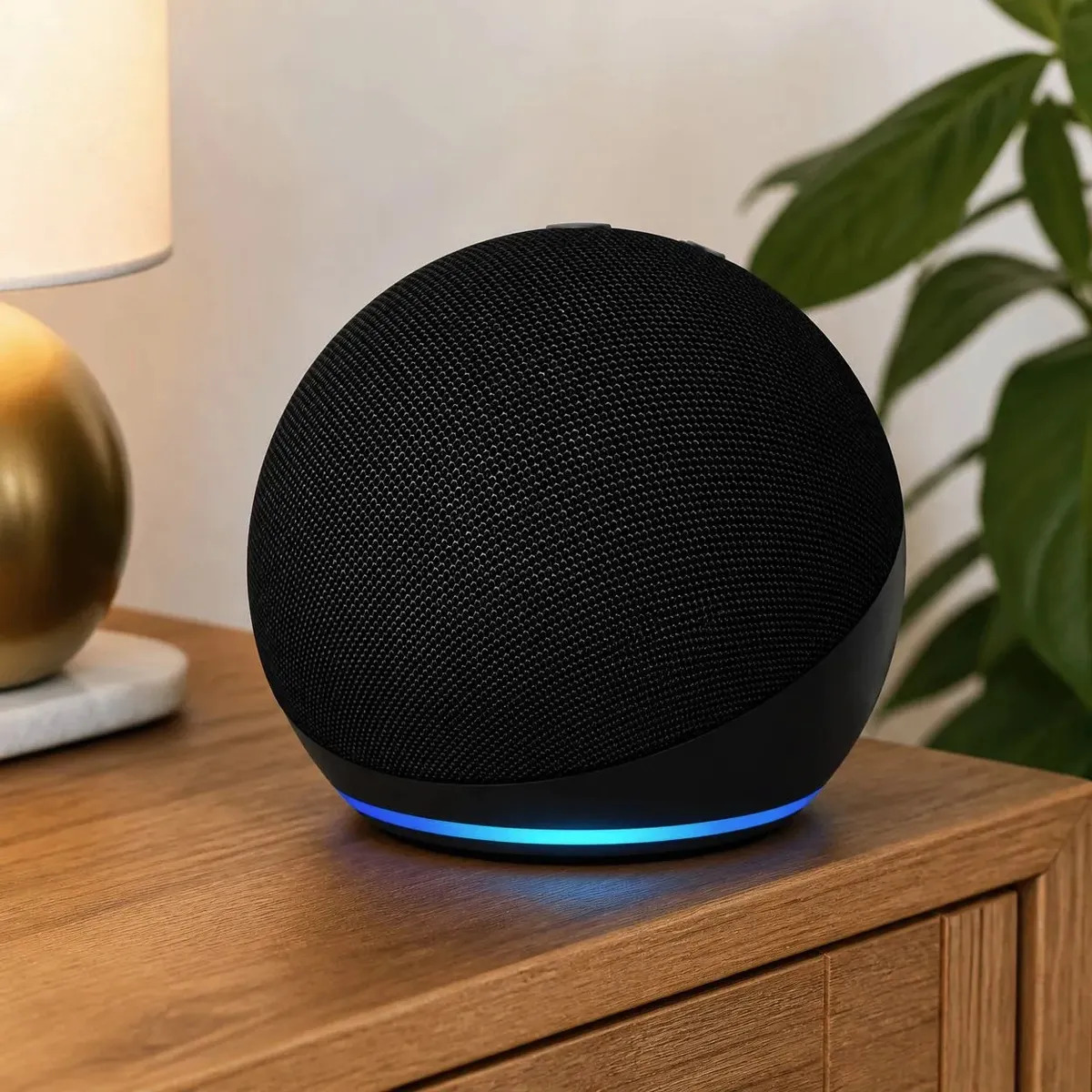 Amazon Asistente Virtual Echo Dot 5th Gen com assistente Alexa charcoal 127/220V
