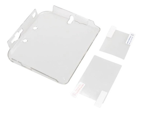 Case Acrílico Capa + Película Tela Lcd Nintendo Old 2ds