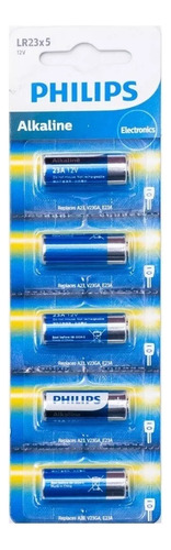 Pack 5 Pilas Philips 23a Lr23 Alcalina Blister / Tecnocenter